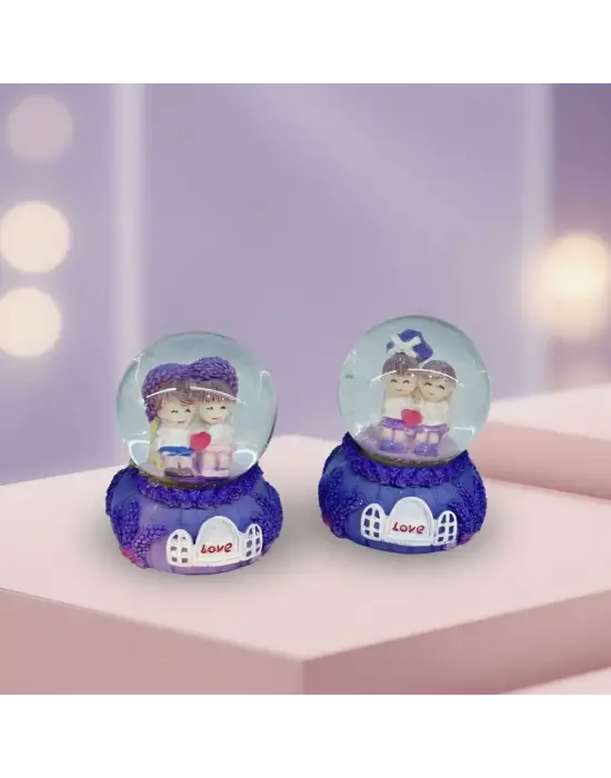 Işıklı Mini Boy Kar Küresi