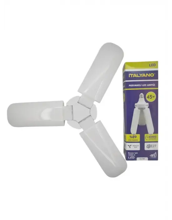 Italyano E27 45w Kanatlı Led Ampul