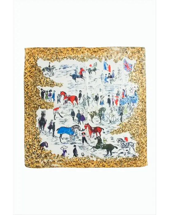 Jokey Desenli Zr Şifon Fular 50*50 cm