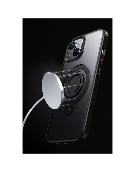 Joko Apple İphone 12 Avatar 360 Dönen Magsafe Kapak - Siyah