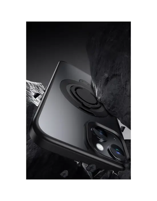 Joko Apple İphone 12 Avatar 360 Dönen Magsafe Kapak - Siyah