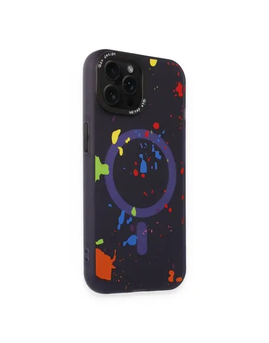 Joko Apple İphone 14 Pro Colorful Magsafe Kapak - Derin Mor