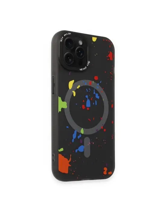 Joko Apple İphone 14 Pro Colorful Magsafe Kapak - Siyah