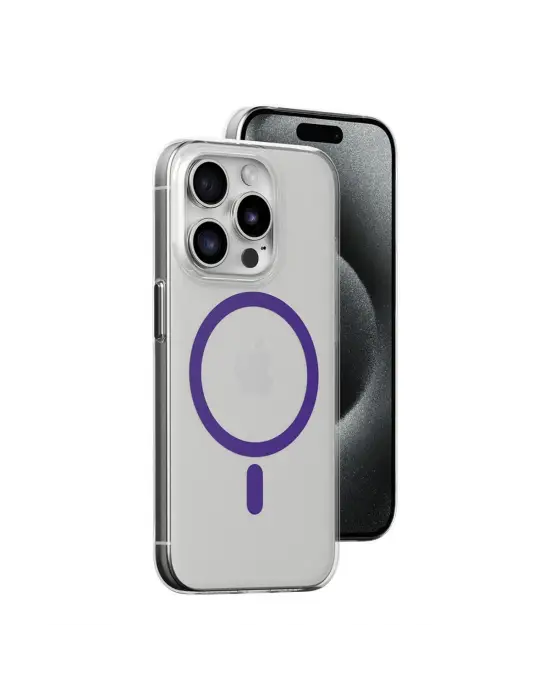 Joko Apple İphone 14 Pro Kılıf Bubble Magsafe Kapak - Mor