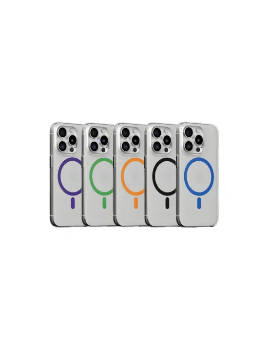Joko Apple İphone 14 Pro Kılıf Bubble Magsafe Kapak - Mor