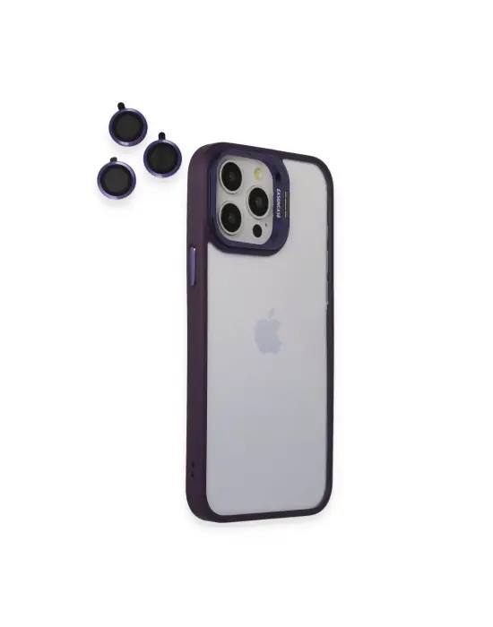 Joko Apple İphone 14 Pro Kılıf Roblox Lens Standlı Kapak - Mor