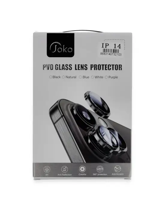 Joko Apple İphone 14 Pro Max Pvd Metal Kamera Lens - Turuncu