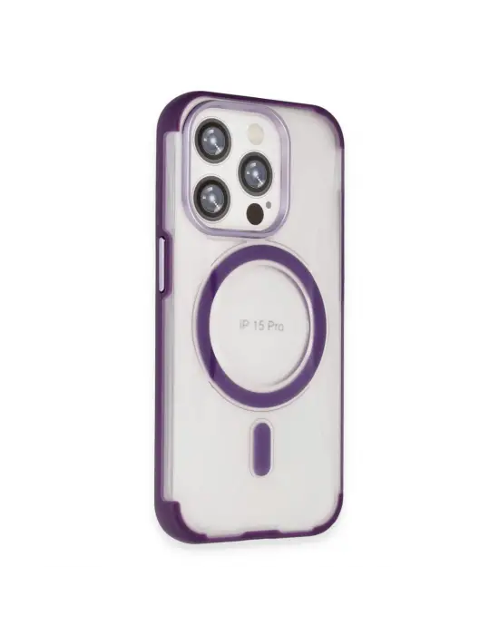Joko Apple İphone 15 Pro Hilton Magsafe Kapak - Derin Mor