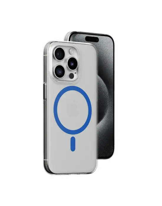 Joko Apple İphone 15 Pro Kılıf Bubble Magsafe Kapak - Mavi