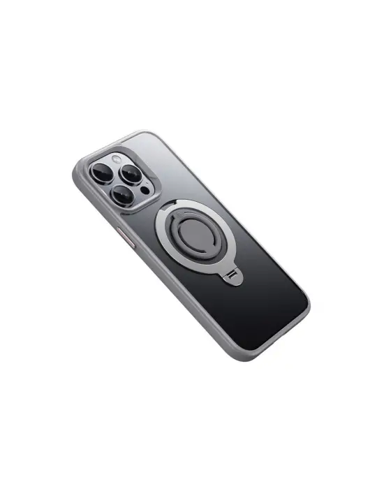 Joko Apple İphone 15 Pro Max Avatar 360 Dönen Magsafe Kapak - Titan Gri
