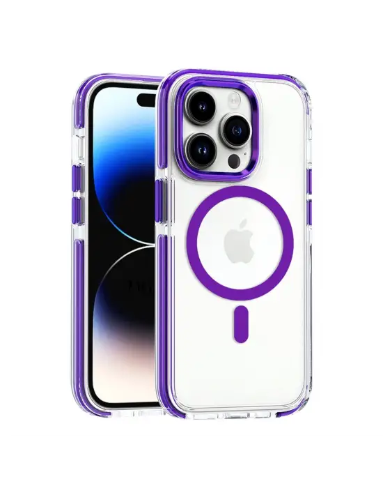 Joko Apple İphone 15 Pro Max Bella Magsafe Kapak - Derin Mor