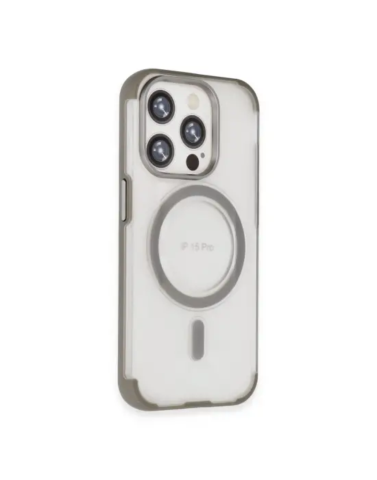 Joko Apple İphone 15 Pro Max Hilton Magsafe Kapak - Titan Gri