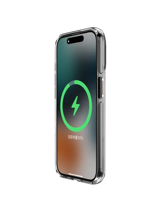 Joko Apple İphone 15 Pro Max Kılıf Crystal Magsafe Kapak - Şeffaf
