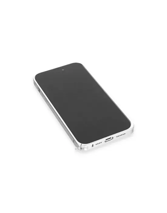 Joko Apple İphone 15 Pro Max Metal Bumper Mat Kapak - Gümüş