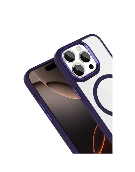 Joko Apple İphone 15 Pro Max Terea Magsafe Kapak - Derin Mor