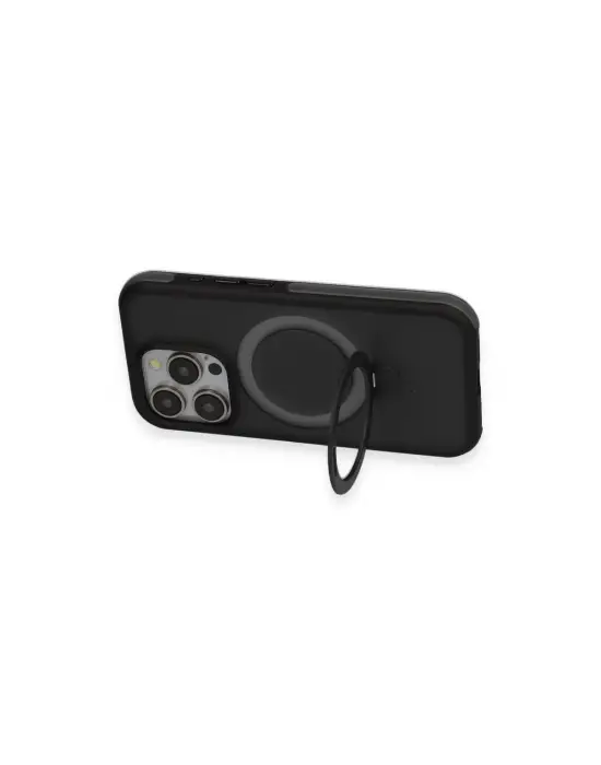 Joko Apple İphone 15 Pro Max Zorda Airbag Magsafe Standlı Kapak - Siyah