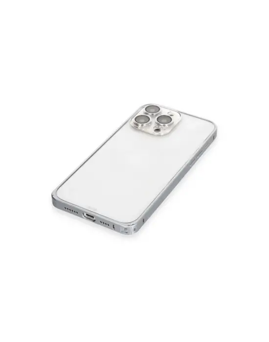 Joko Apple İphone 15 Pro Metal Bumper Mat Kapak - Gri