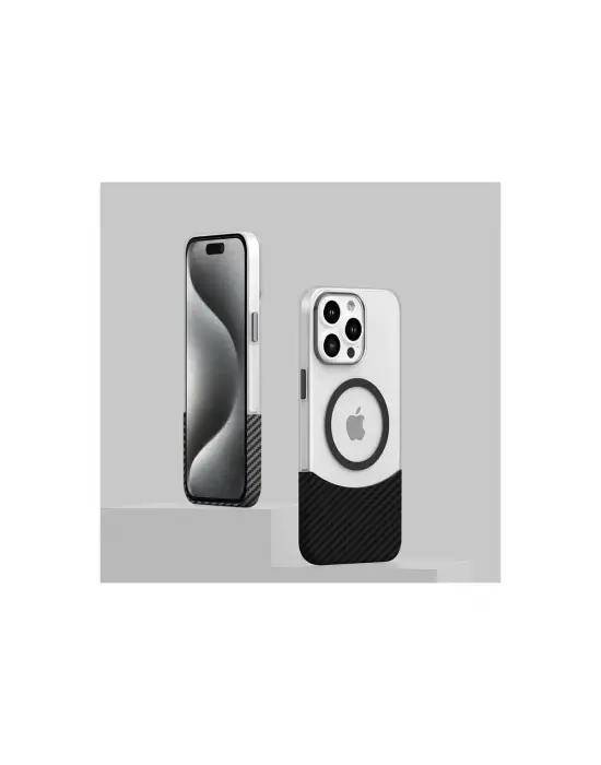 Joko Apple İphone 16 Plus Carbon Puzzle Magsafe Kapak - Siyah