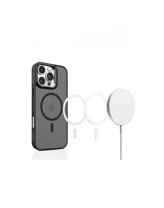 Joko Apple İphone 16 Plus Flet Lens Magsafe Kapak - Derin Mor