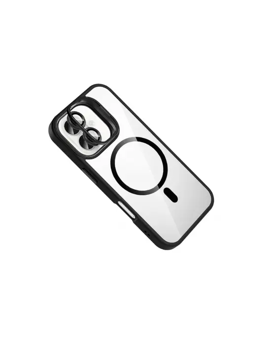 Joko Apple İphone 16 Plus Remim Lensli Magsafe Standlı Kapak - Siyah