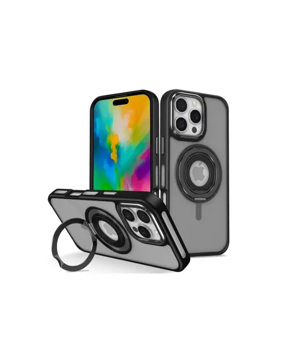 Joko Apple İphone 16 Pro Banza Magsafe Standlı Kapak - Siyah