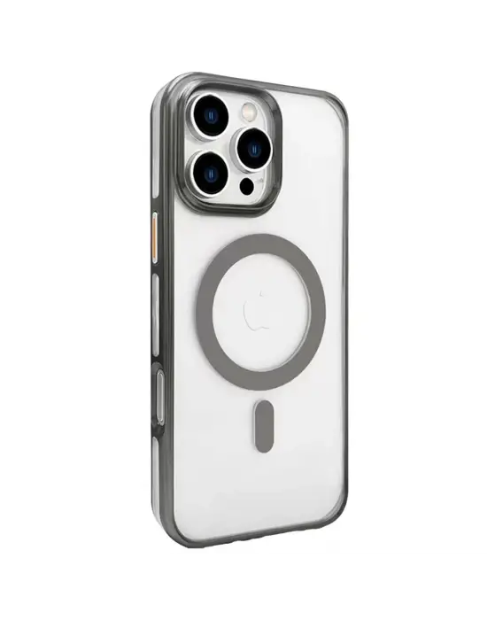 Joko Apple İphone 16 Pro Gleam Pc Sert Magsafe Kılıf - Titan Gri