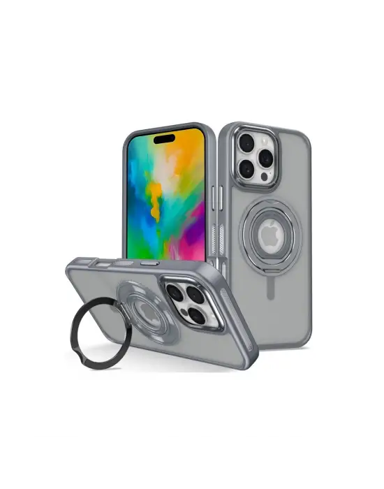 Joko Apple İphone 16 Pro Max Banza Magsafe Standlı Kapak - Titan Gri