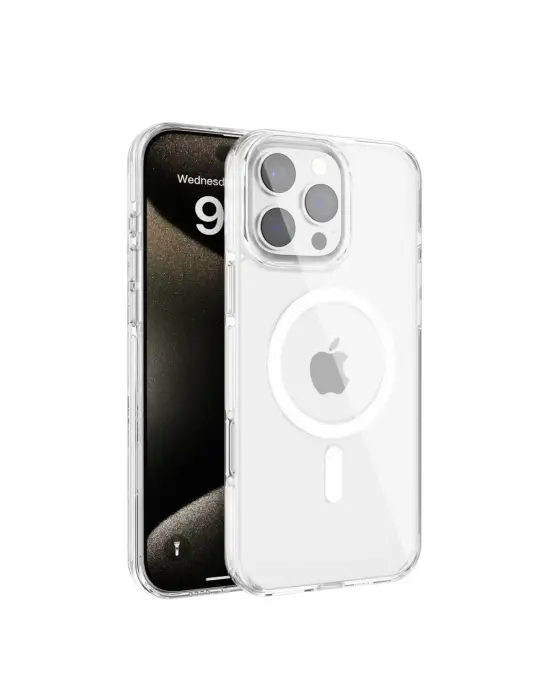 Joko Apple İphone 16 Pro Max Gleam Pc Sert Magsafe Kılıf - Şeffaf