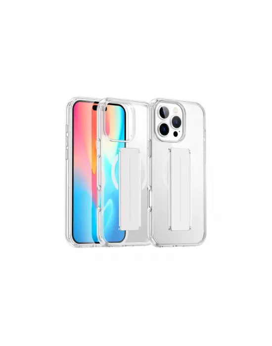 Joko Apple İphone 16 Pro Max Kılıf Alfa Magsafe Standlı Kapak - Şeffaf