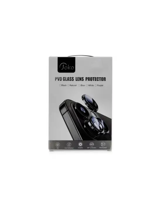 Joko Apple İphone 16 Pro Max Pvd Metal Kamera Lens - Siyah