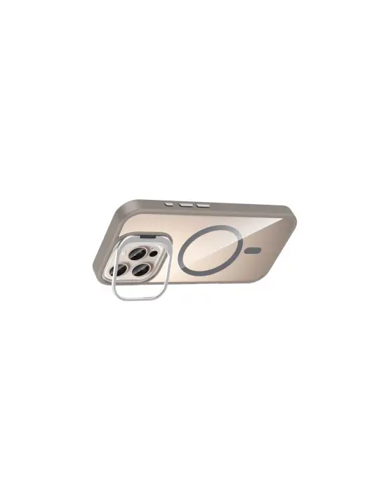 Joko Apple İphone 16 Pro Max Remim Lensli Magsafe Standlı Kapak - Titan Gri