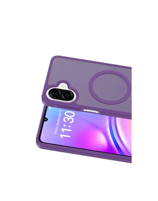 Joko Samsung Galaxy A07 4g Jota Magsafe Kapak - Derin Mor