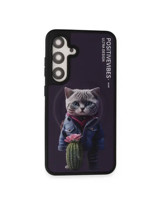 Joko Samsung Galaxy S24 Fun Magsafe Kapak - Derin Mor