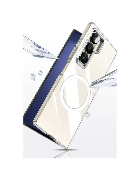 Joko Samsung Galaxy Z Fold 6 Crystal Magsafe Kapak - Şeffaf