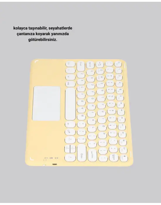 Kablosuz Bluetooth Klavye – Slim Taşınabilir Tasarım