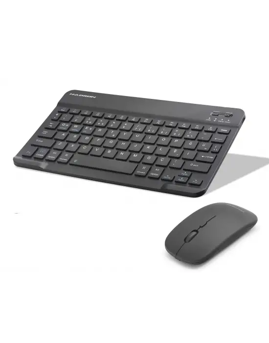 Kablosuz Bluetooth Smart Klavye Ve Mouse Seti - Siyah HDX2508