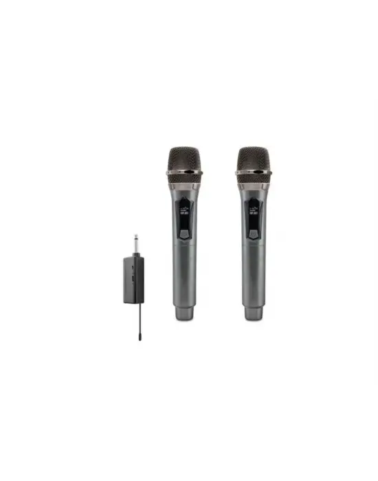 Kablosuz Çift Mikrofon 6.5 Mm Siyah W1