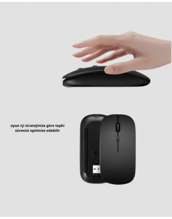 Kablosuz Gaming Mouse –  Ayarlanabilir, Ergonomik