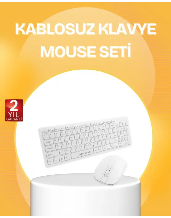 Kablosuz Klavye Mouse Takımı - Ergonomik, Sessiz Ve Enerji Tasarruflu