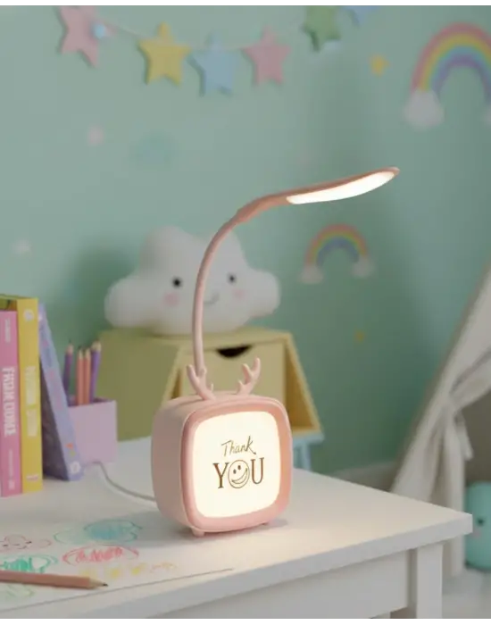Kablosuz Led Masa Ve Gece Lambası Dekoratif Şarjlı Tasarım