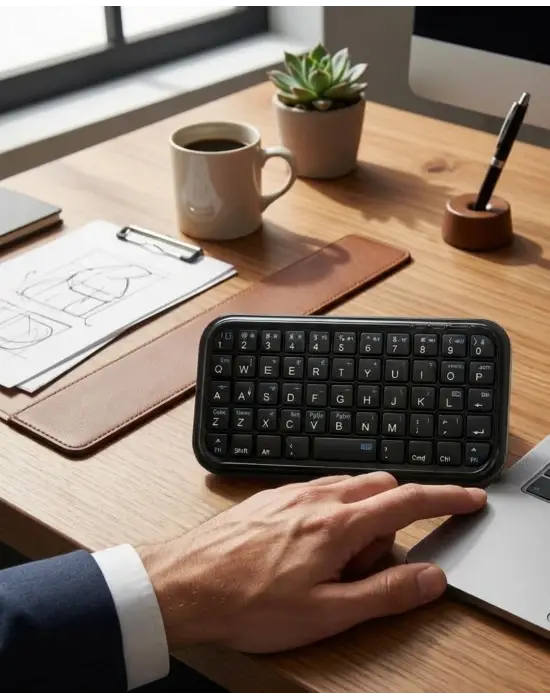 Kablosuz Mini Bluetooth Klavye Telefon Tablet Pc Uyumlu