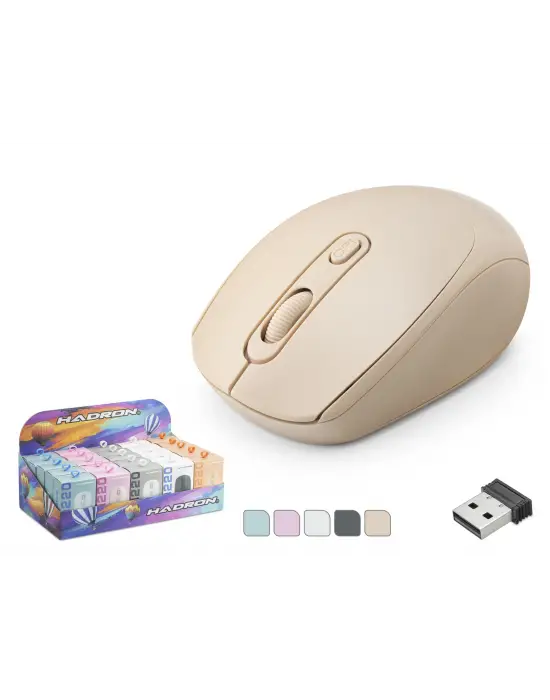 Kablosuz Mouse 1600 Dpi 25Li Paket Siyah Beyaz Mavi Pembe Turuncu Q220K