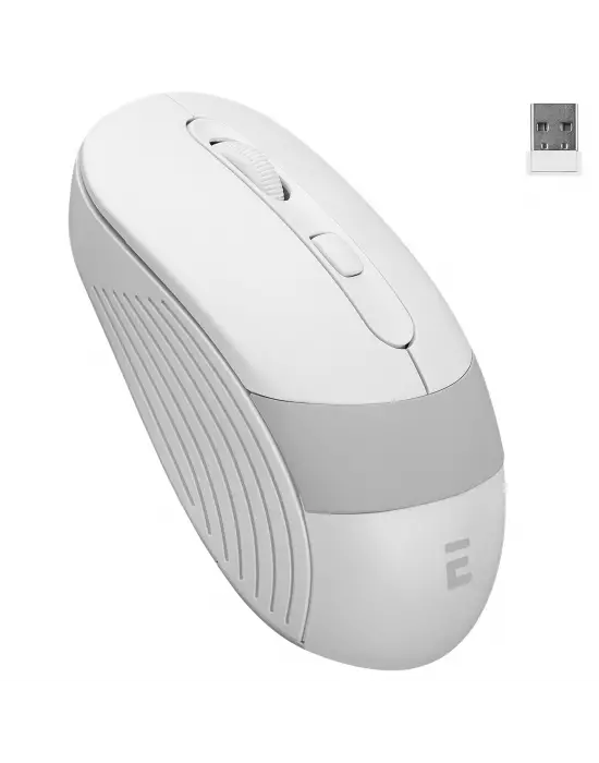 Kablosuz Mouse 1600 Dpi Beyaz Gri SM18BG