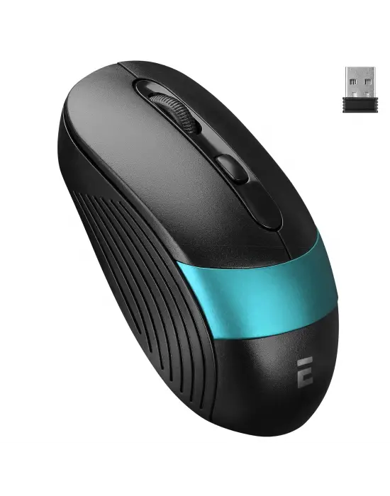 Kablosuz Mouse 1600 Dpi Siyah Mavi SM18SM