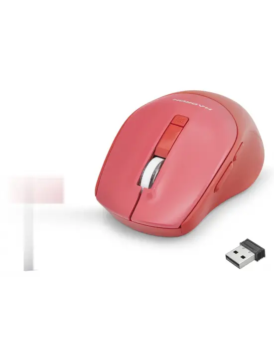 Kablosuz Mouse 600/1600 Dpi - Kırmızı HDX3408R