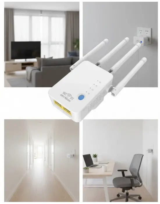 Kablosuz Wifi Tekrarlayıcı 300mbps