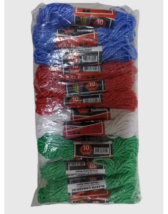 Kale Plastik Çamaşır İpi 10 Metre 24 Adet