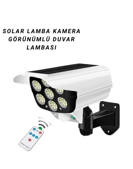 Kamera Görünümlü Bahçe Lamba