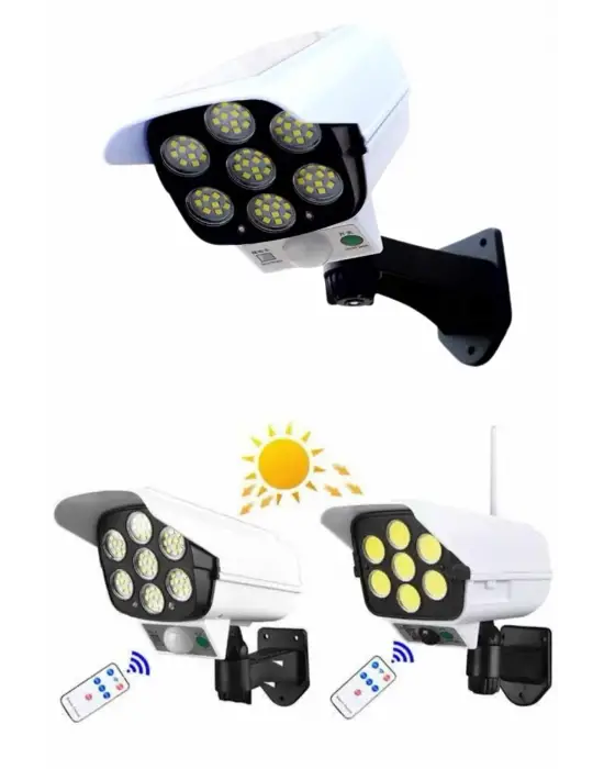 Kamera Görünümlü Solar Lamba