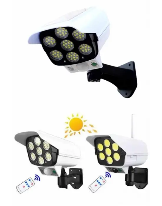 Kamera Görünümlü Solar Lamba